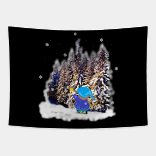 new year gnome Tapestry