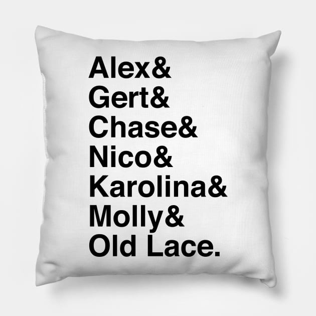 Runaways Characters Pillow by brendalee