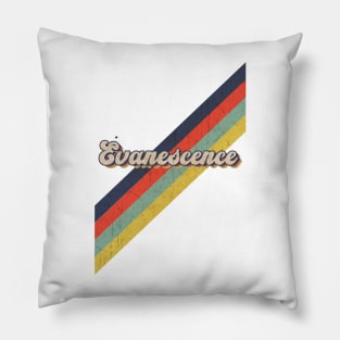 retro vintage color Evanescence Pillow