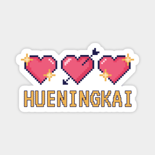 Hueningkai Pixel Heart Valentine TXT Magnet