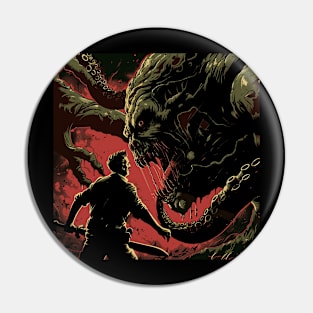 fight the monster Pin