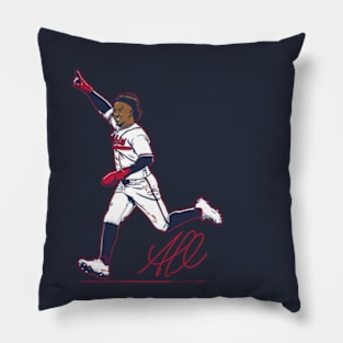 Ozzie Albies Superstar Pose Pillow