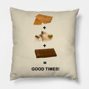 Smores = Good Times! Pillow