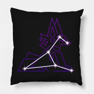 Lupus Aureus Constellation Pillow