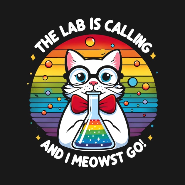 The Lab Is Calling and I Meowst Go by Rizstor