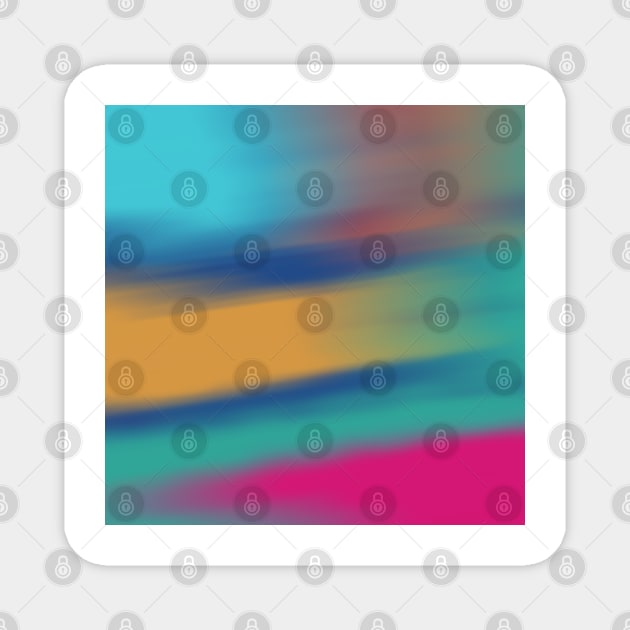 Blurred Colors Magnet by Patterncloud