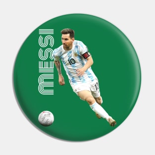 Argentina / Retro Soccer Design Pin