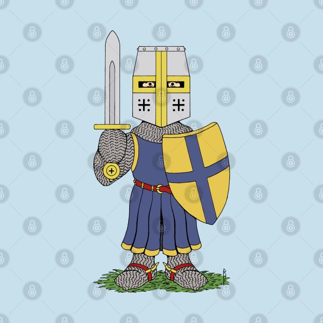 Cute Medieval Knight by AzureLionProductions