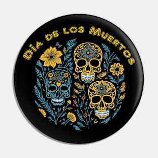 Dia de los Muertos Pin