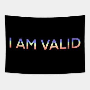 I AM VALID Tapestry