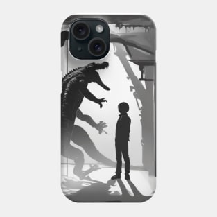 Alligator Shadow Silhouette Anime Style Collection No. 99 Phone Case