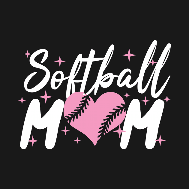 Softball Mom by TheBestHumorApparel