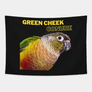 green cheeck conure parrot lover quote Tapestry