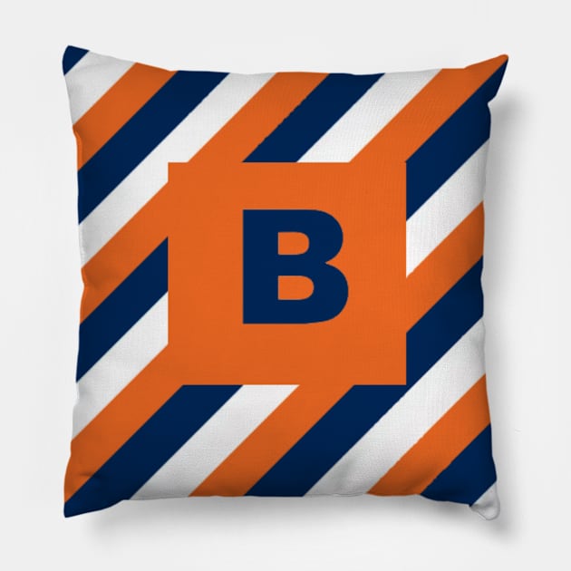 Go Big B Pillow by CaptainUnicorn2