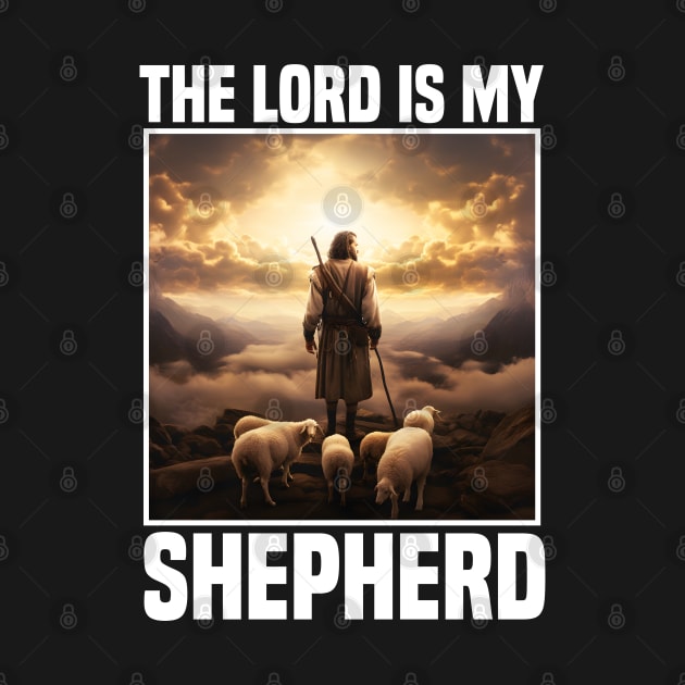 Christian Gift The Lord Is My Shepherd Psalm 23 by Merchweaver