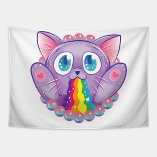 Rainbow Kitty Tapestry