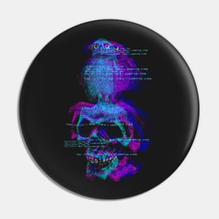 Bad signal - halloween vibe Pin