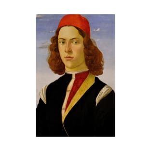 Portrait of a Young Man by Sandro Botticelli T-Shirt