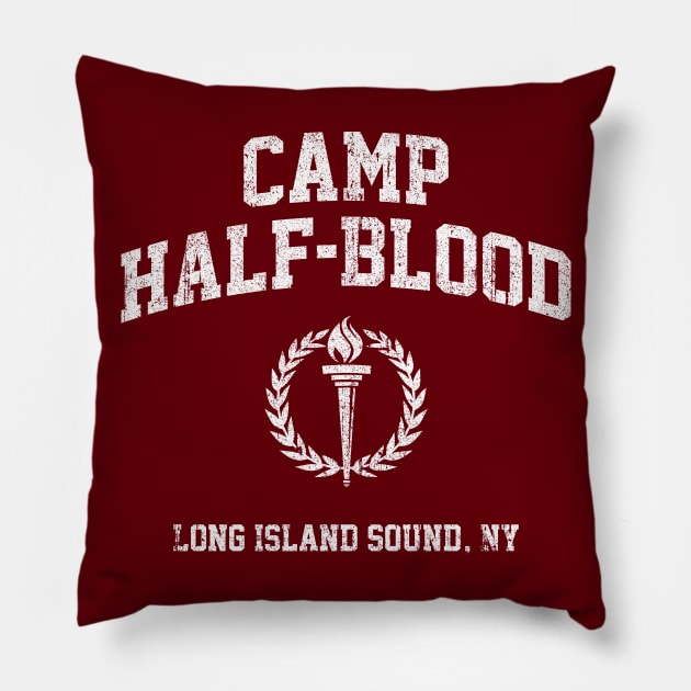 Camp Half-Blood Pillow by huckblade