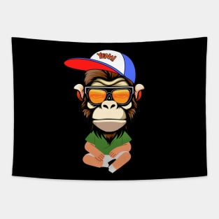 Skater Monkey Tapestry