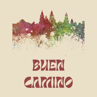 Buen camino with cathedral T-Shirt