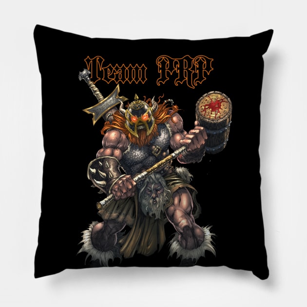 Team PRP Berzerker Pillow by benprenart