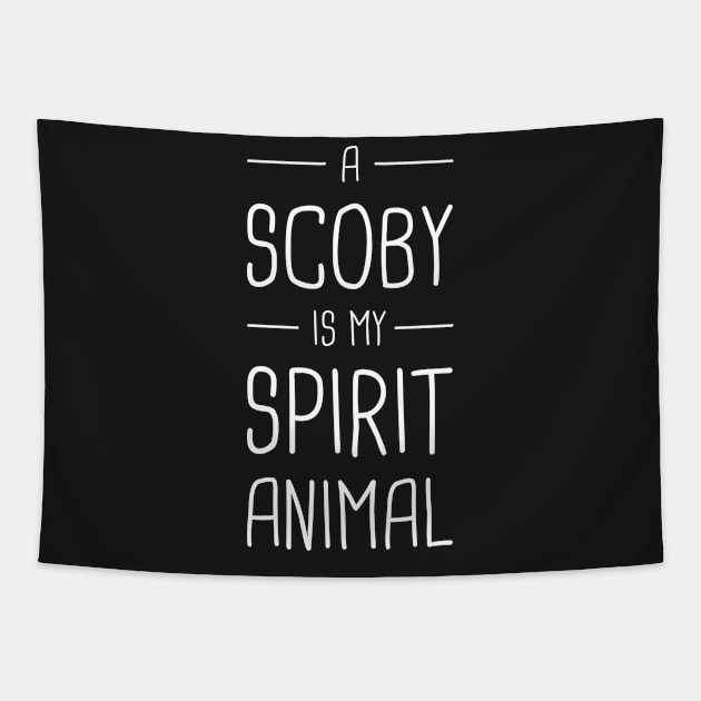 Spirit Animal Scoby | Kombucha Tapestry by MeatMan