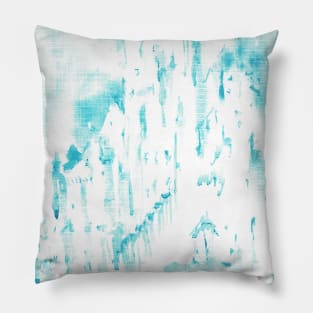 Blue castle Pillow