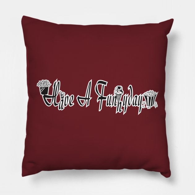 Funny-day Pillow by Hasuki Creations