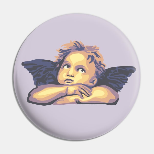 Cherub Pin by Slightly Unhinged