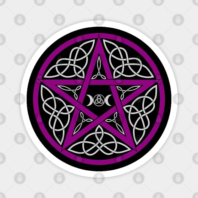 Celtic Pentacle Magnet by Wareham Spirals