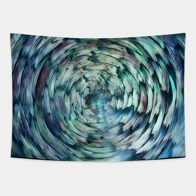 Blue Maelstrom Tapestry by Dead Moroz