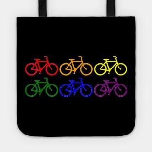 Rainbow Bicycles Tote