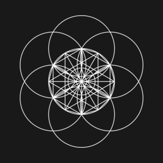 Seed of Life - Sacred Geometry - T-Shirt | TeePublic