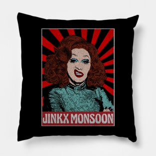 Vintage Jinkx Monsoon Pop Art Pillow