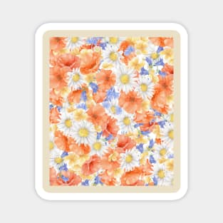 Floral Pattern Magnet