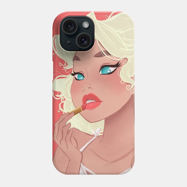 LIPSTICK Phone Case by MeikeARTS