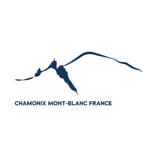 Chamonix Mont blanc and Aiguille du midi leewarddesign T-Shirt