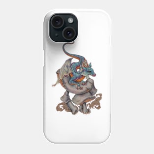 Gobbo Dragon on Mushroom Phone Case