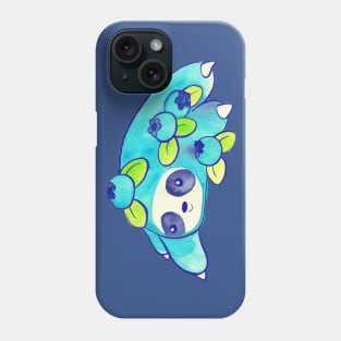 Watercolor Blueberry Sloth Phone Case