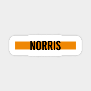 Lando Norris Driver Name - 2022 Season #4 Magnet