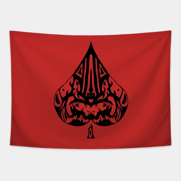 Ace of Spades Tapestry by Ace20xd6