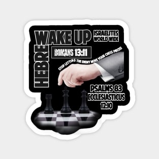 Wake up Hebrew Psalms 83 Magnet