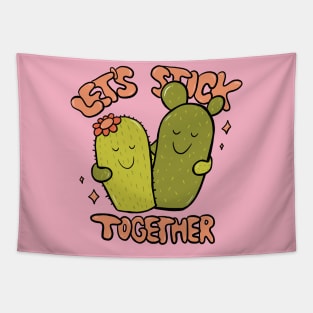 Let's Stick Together Tapestry