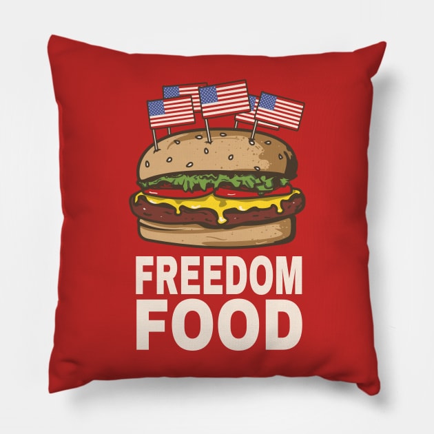 Freedom food Pillow by Piercek25