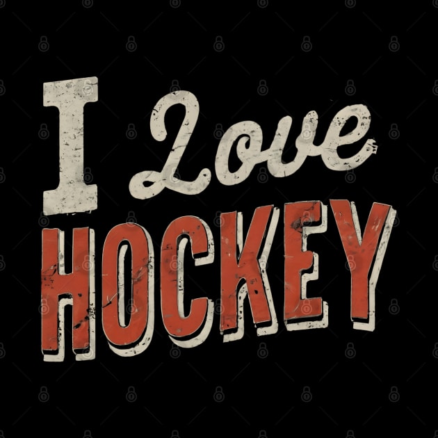 I love hockey by NomiCrafts