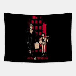 Leon & Mathilda  -Dark Edition- Tapestry