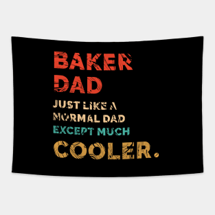 Baker Dad is Cooler Dad Tapestry