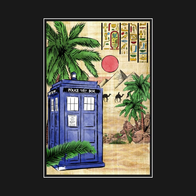 Tardis in Egypt by DrMonekers
