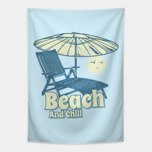 Beach and chill Tapestry